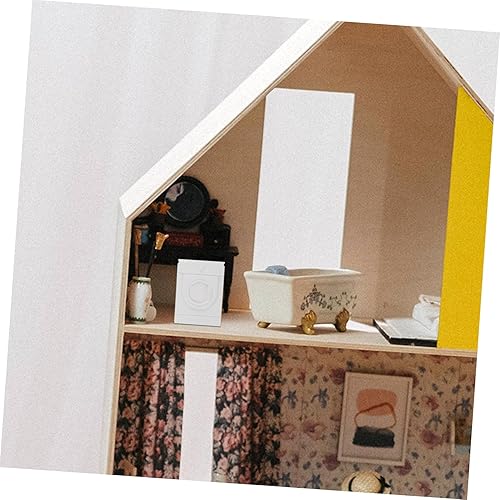 Miniatura 4 de BESPORTBLE Mini Washing Machine Model Furniture Electrical Appliance Washing Machine Miniature Washer Dryer Models Washing Machine for Mini Cloth