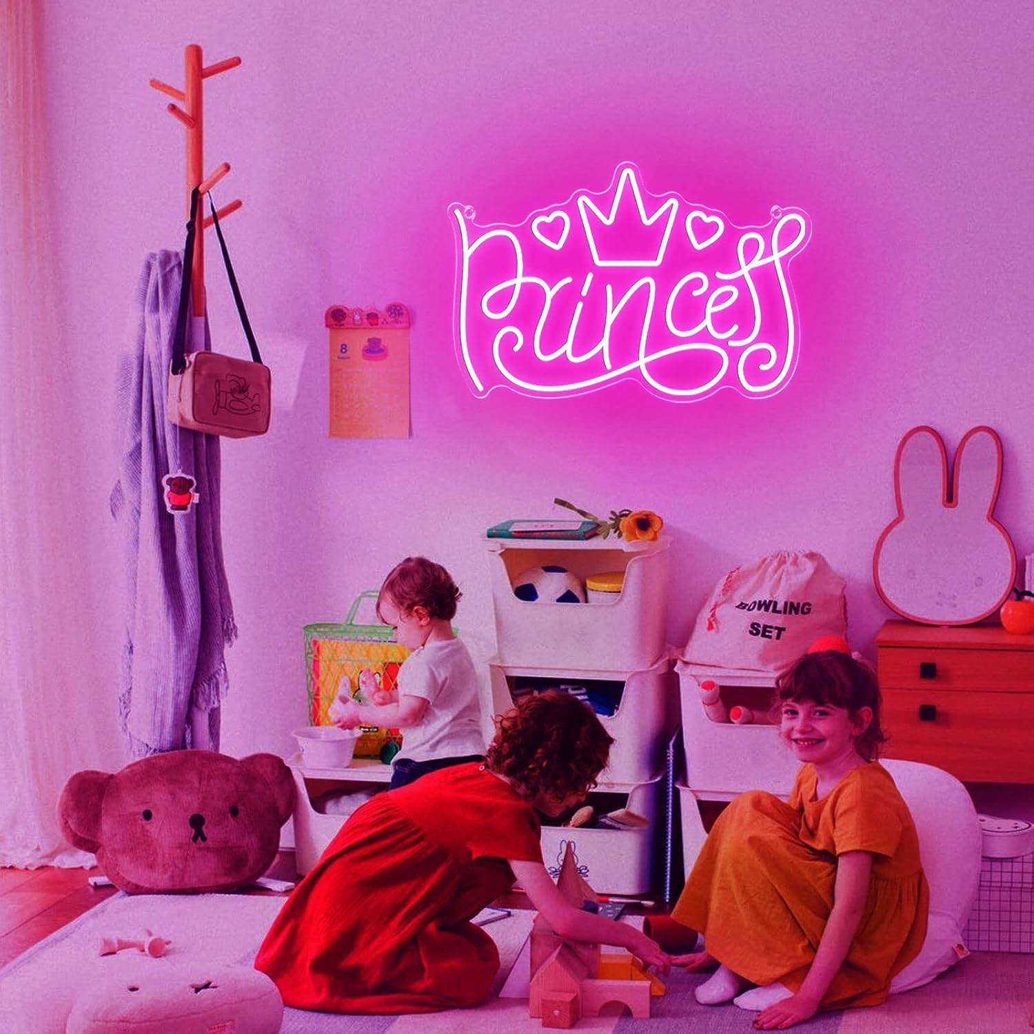 Princess Neon Signs for Wall Decor, Large LED Lights Sign Unique Art Ornaments with Switch, Chirstmas Birthday Party Decoration, Gift for Girl Boys. - Image 7