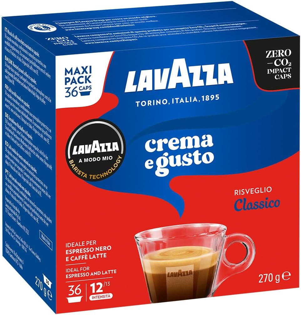Lavazza - Expresso Crema Et Gusto, Torréfaction Sombre - 6 Paquets De – Italian Gourmet FR