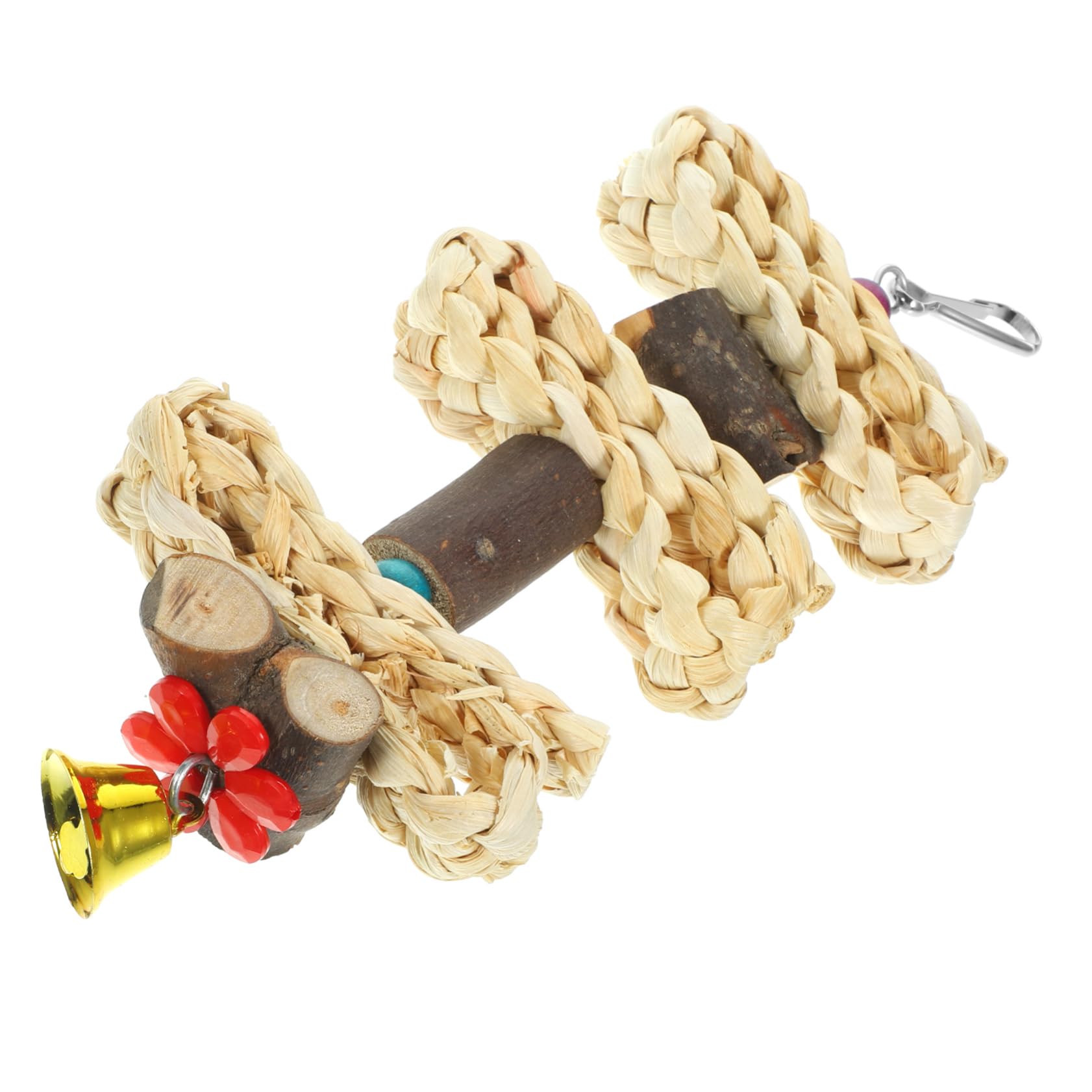 YARNOW Parrot Chew Nibble Toy Parrot Chewing Toys Parrot Hanging Chewing Toy Parrot Cage Bite Toy Funny Bird Toy Parrot Cage Shredding Toys Bird Shredding Toys Wooden Xuan Feng The Bird