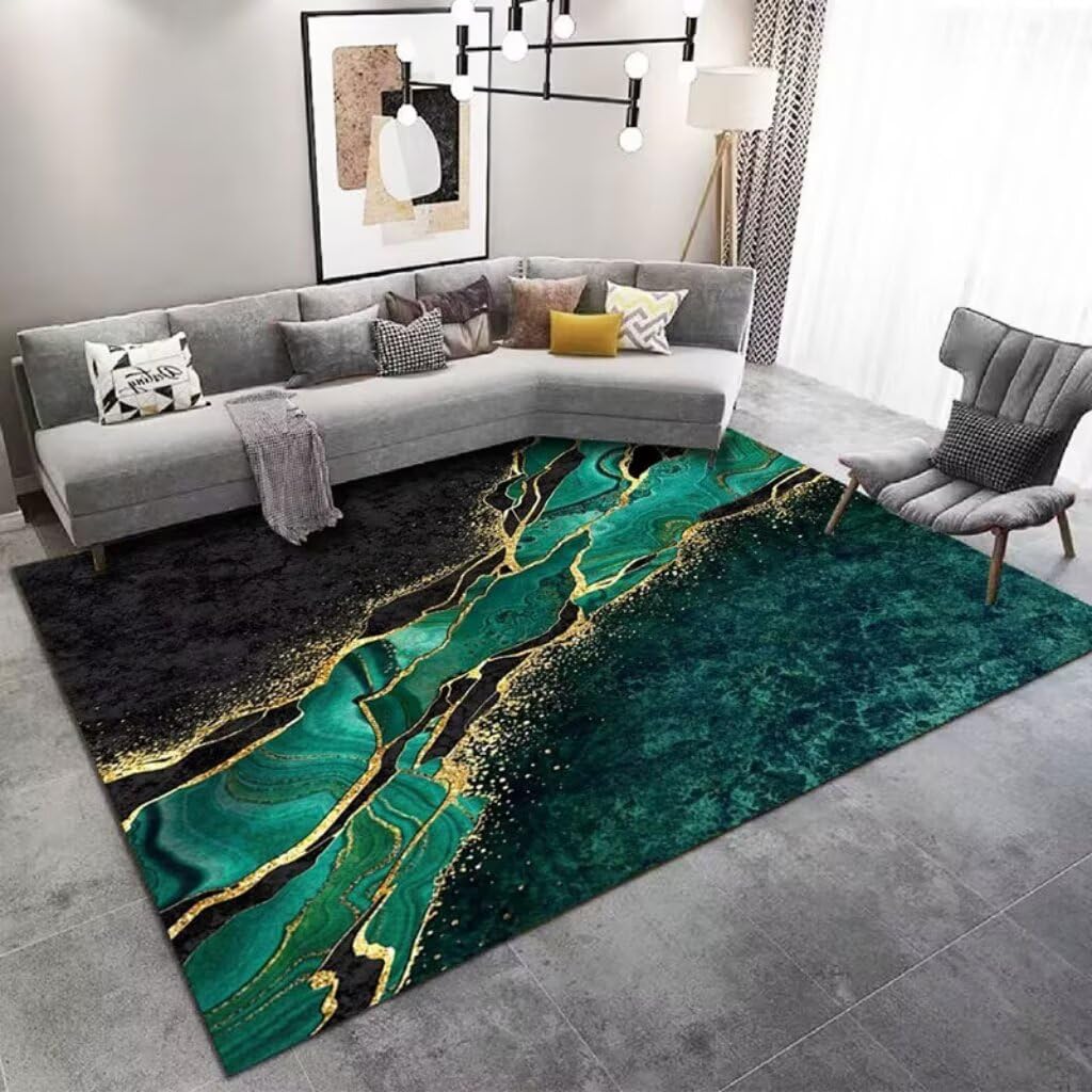 Tapis de salon lavable et antidérapant pour chambre