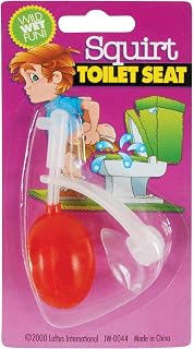 Loftus Squirt Toilet Seat -Prank Gag