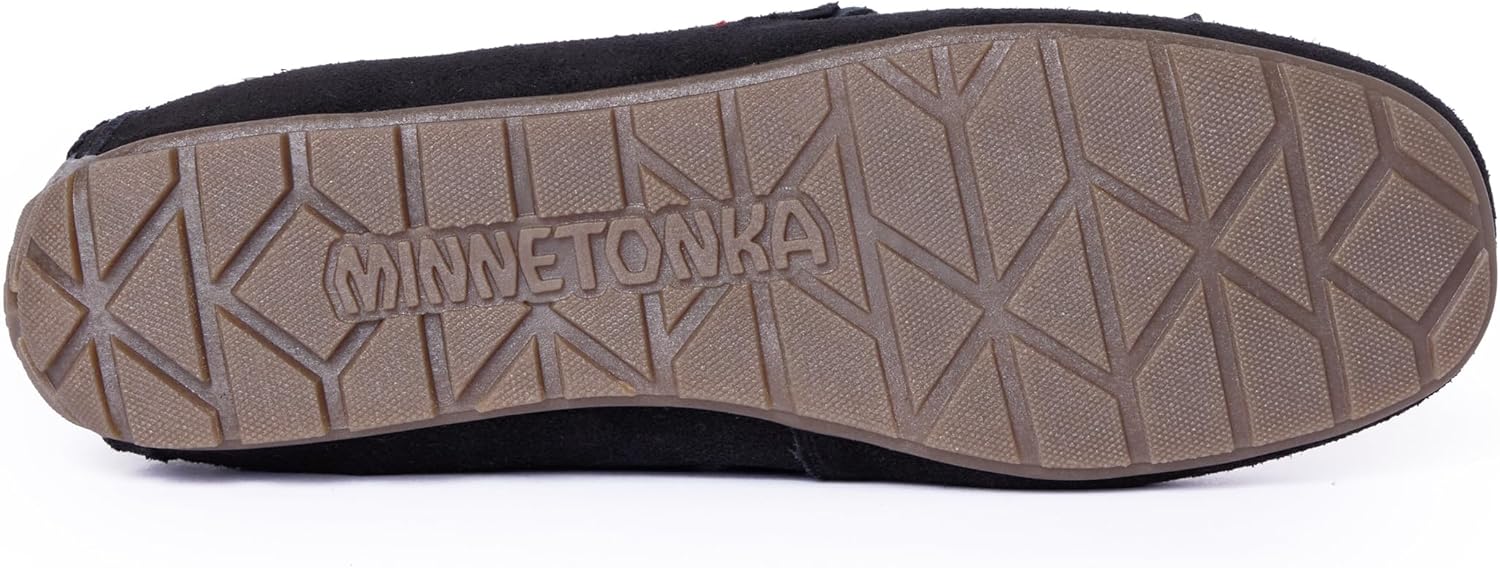Minnetonka Women’s Loafer Moc – Suede Slip-On Loafers with Cushioned Removable Footbed - Image 4