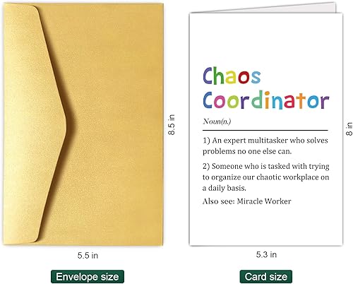 Miniatura 2 de Divertida tarjeta del día del jefe para jefe gerente, divertida tarjeta de cumpleaños de compañero de trabajo, tarjeta de abandono de compañero de