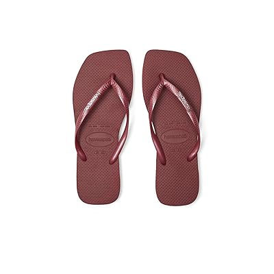 Havaianas Slim Square Logo Metallic Flip Flop Women
