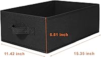 Vista 16 de JAKAGO Fabric Storage Bins set of 4 Rectangle Storage Baskets with Handle Foldable Closet Organizer for Clothes Towel bedding Books Collapsible