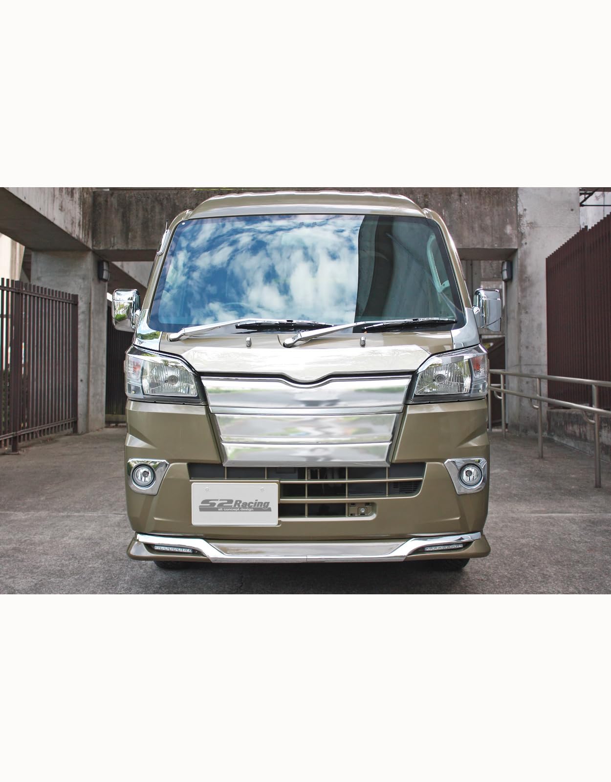 Amazon | s2racing フロントリップスポイラー専用メッキガーニッシュ 