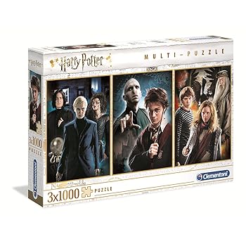 Clementoni 61884 Puzzle Harry Potter 3x1000 Pieces