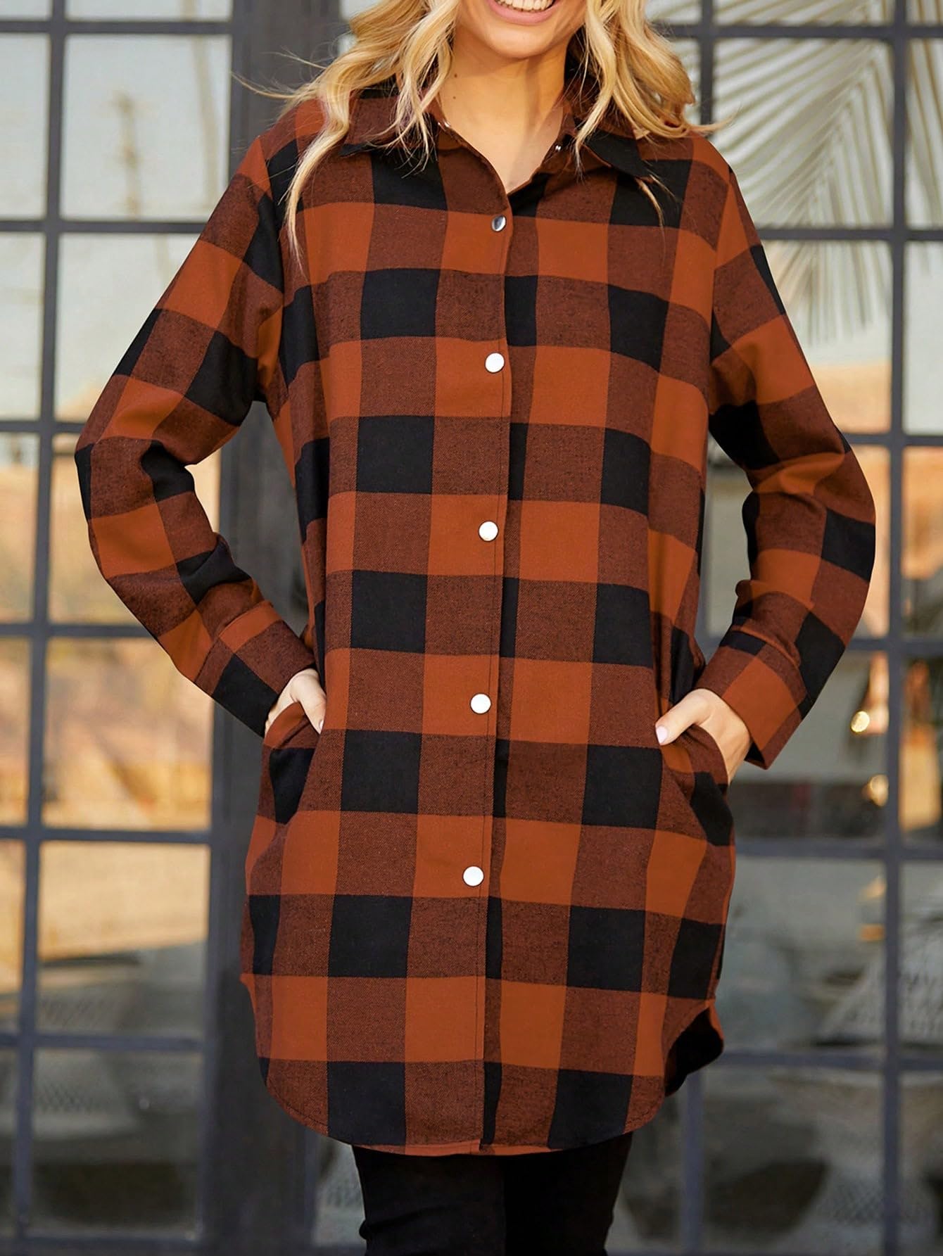 curved hem puffer jacket