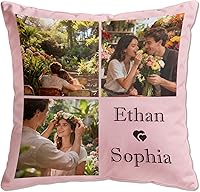 Vista 11 de Almohada personalizada, almohadas personalizadas con imagen, almohadas personalizadas con fotos de mascotas, almohada para niños con nombres, regalo