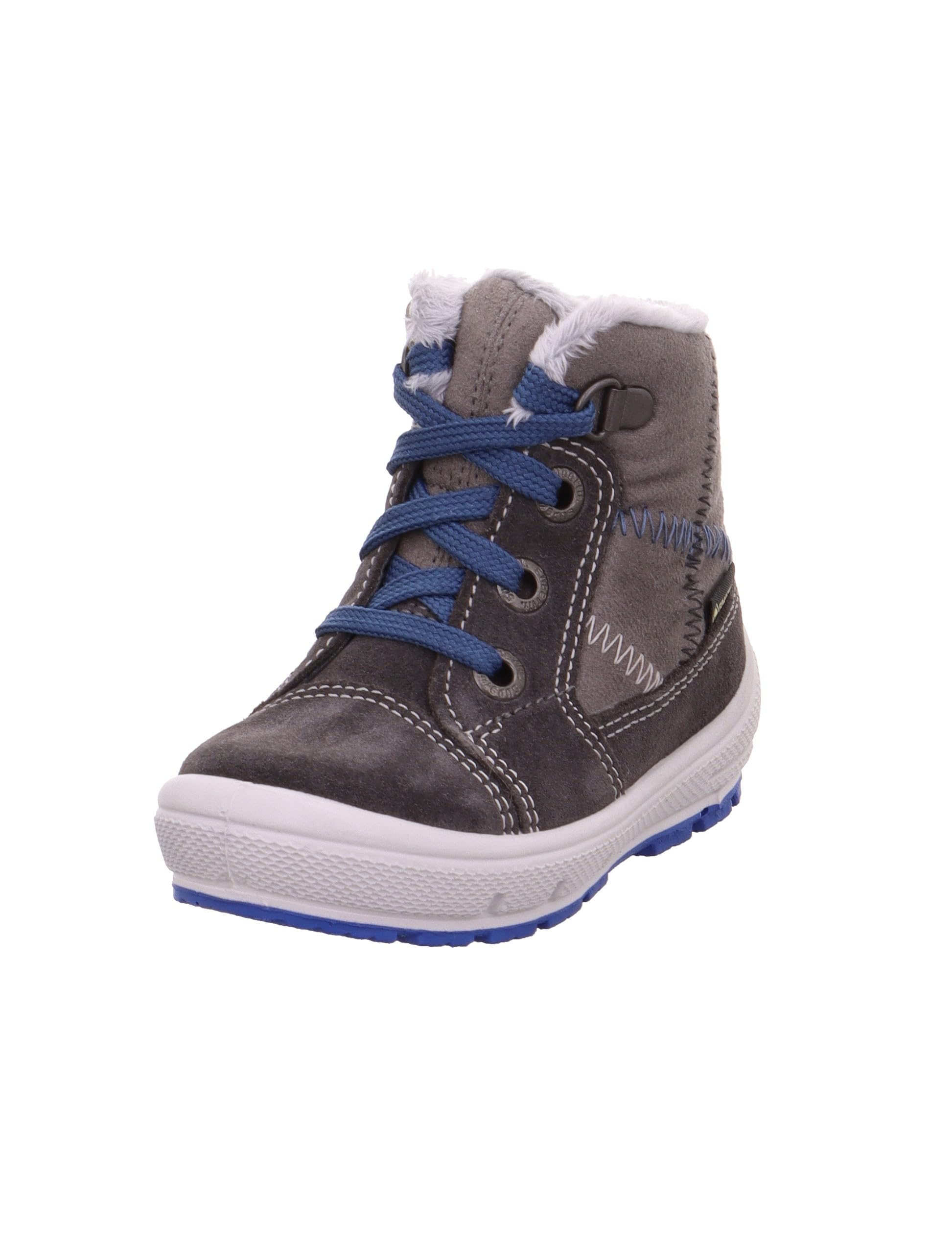 Superfit Groovy Snow Boots, Grey/Blue 2000, EU 21