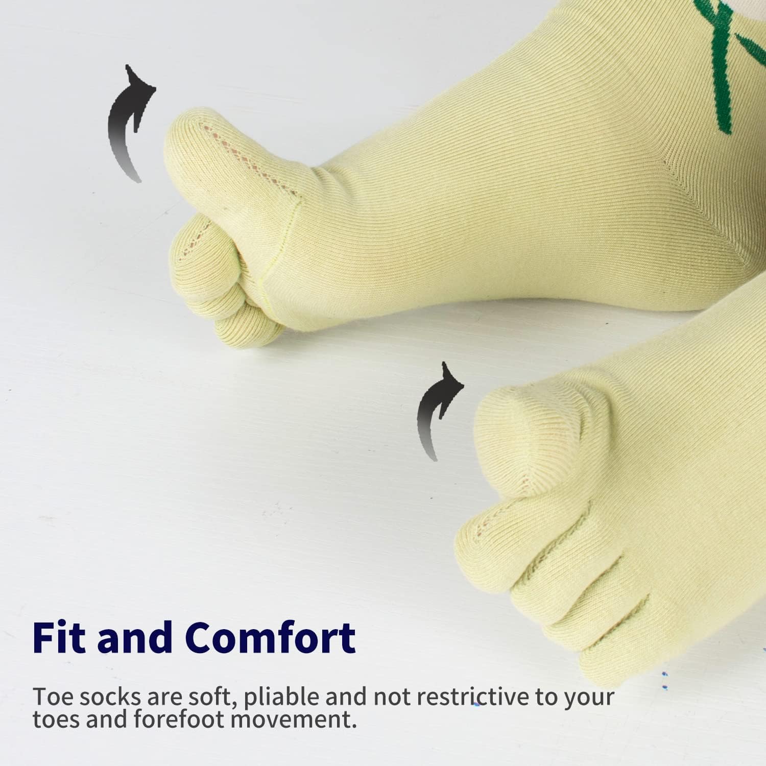 Benefeet Sox Funny Toe Socks Women Five Finger Sock Girls Cute Toe Seperated Cotton Running Athletic Sock - Image 7