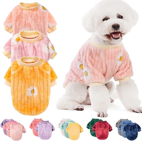 FabriCastle Suéter para perro, paquete de 2 o 3, ropa para perro, abrigo para perro, chaqueta para perros pequeños o medianos, niños o niñas, disponible en Yaxa Venezuela