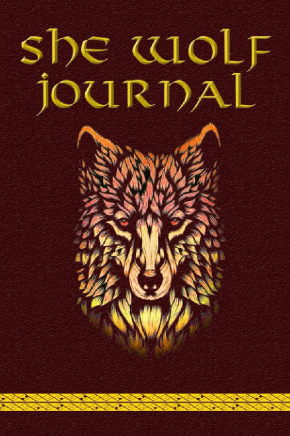 SHE WOLF JOURNAL: MEDIEVAL STYLE ALPHA QUEEN FEMALE MATTE