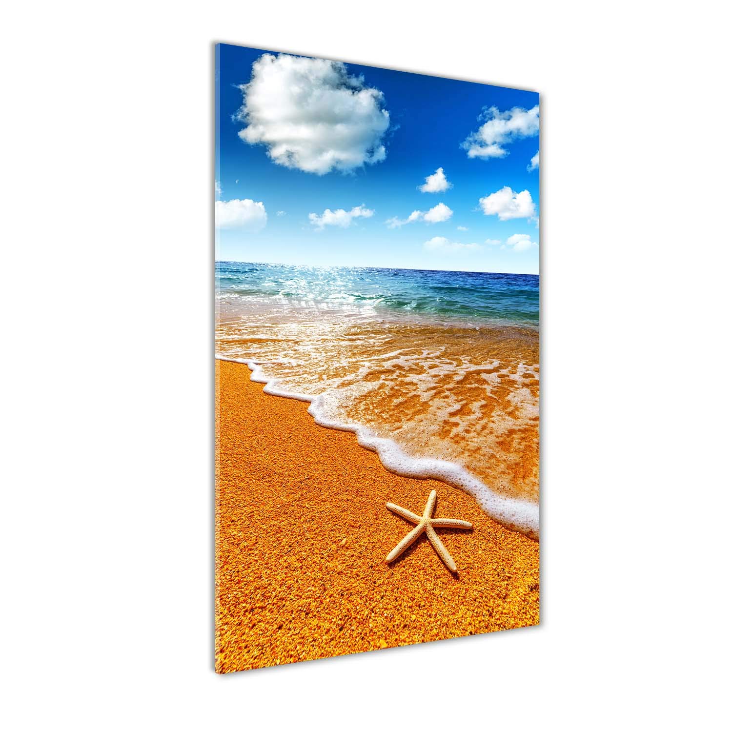 Tableau panoramique de plage pour une ambiance cuisine et salon
