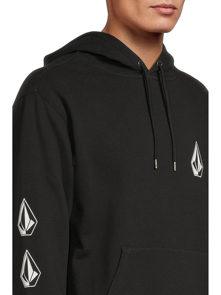 Black Volcom Iconic Stone Pullover