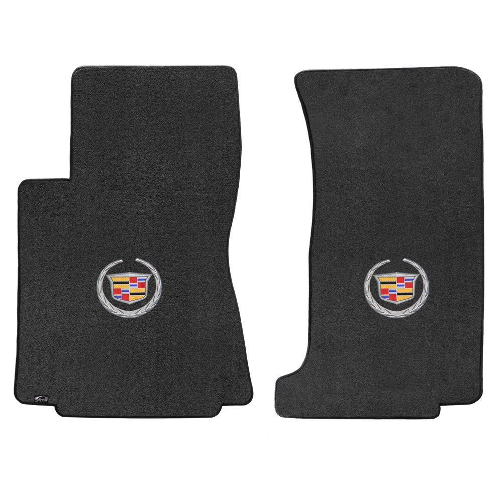Lloyd Mats 620074 CTS-V Sedan-Wagon 2009-2013 2 Piece Ebony Velourtex Cadillac Logo Mat
