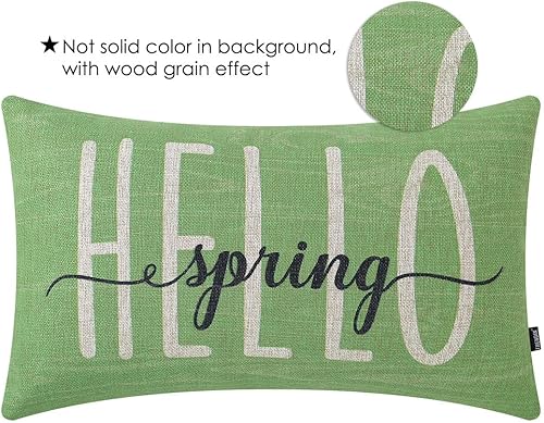 Miniatura 2 de TRENDIN Fundas de almohada de primavera de 12 x 20 pulgadas, decoración de Pascua para sofá, fundas de cojín decorativas lumbares, fundas de