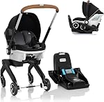 Gold Shyft DualRide with Carryall Storage Infant Car Seat and Stroller Combo (Moonstone Gray)
