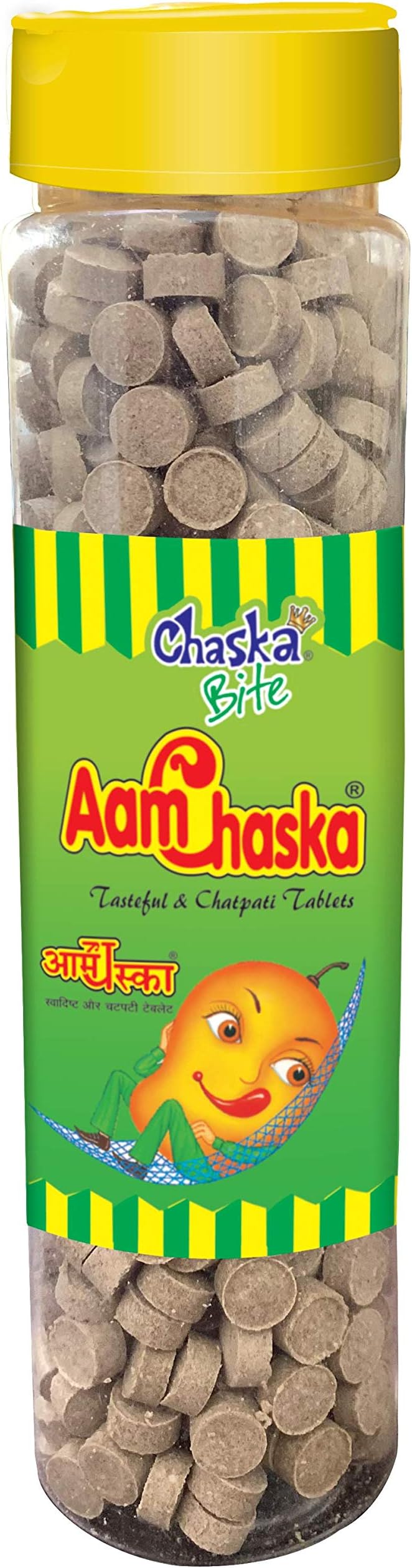 Chaska Bite Aam Chaska Chatpati Tablet Dry Mango Candy Digestive Pack Of 1 Chatpata Candy,250 Gram