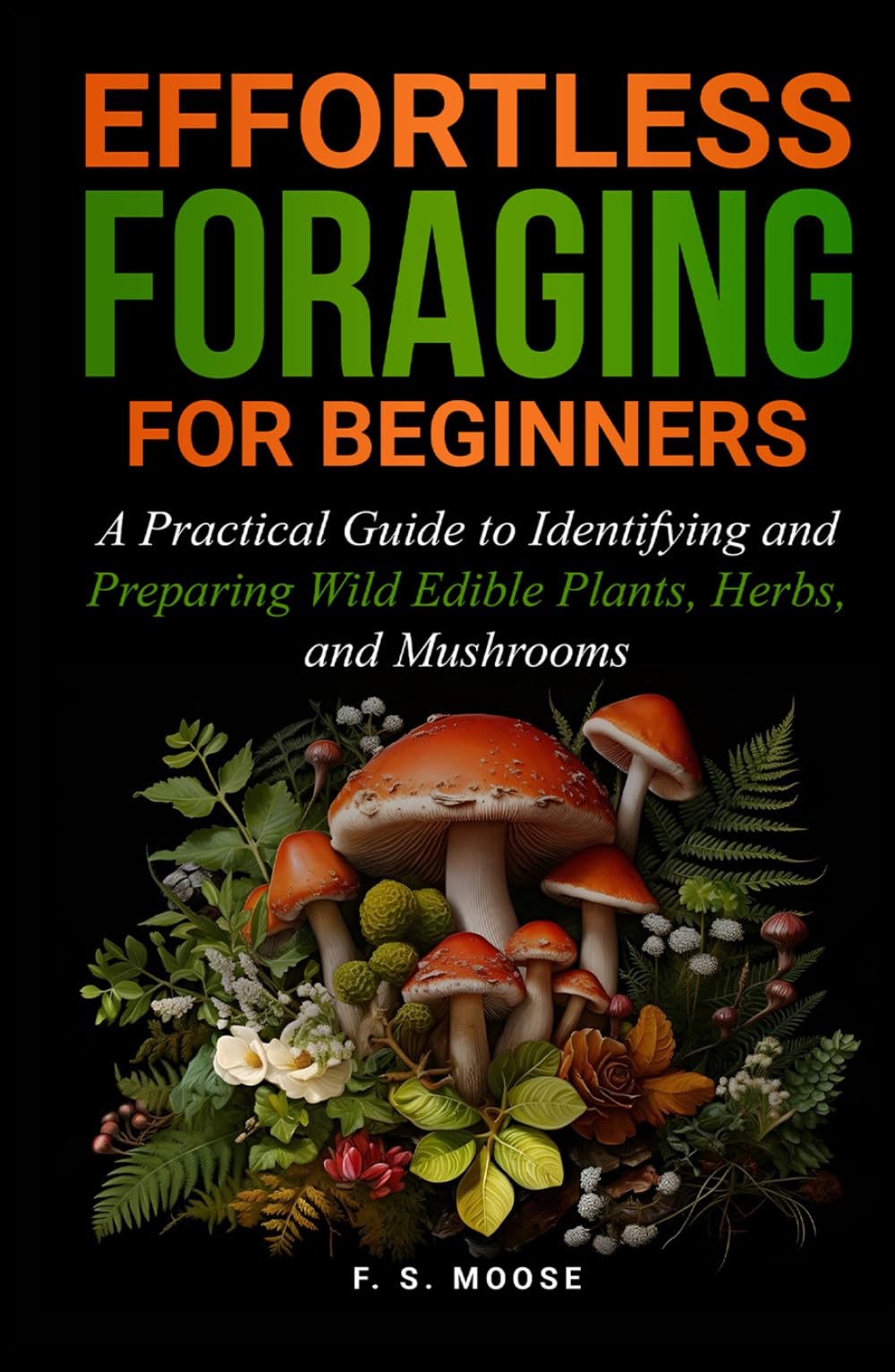 Effortless Foraging for Beginners: A Practical Guide to Identifying and Preparing Wild Edible Plants, Herbs, and Mushrooms