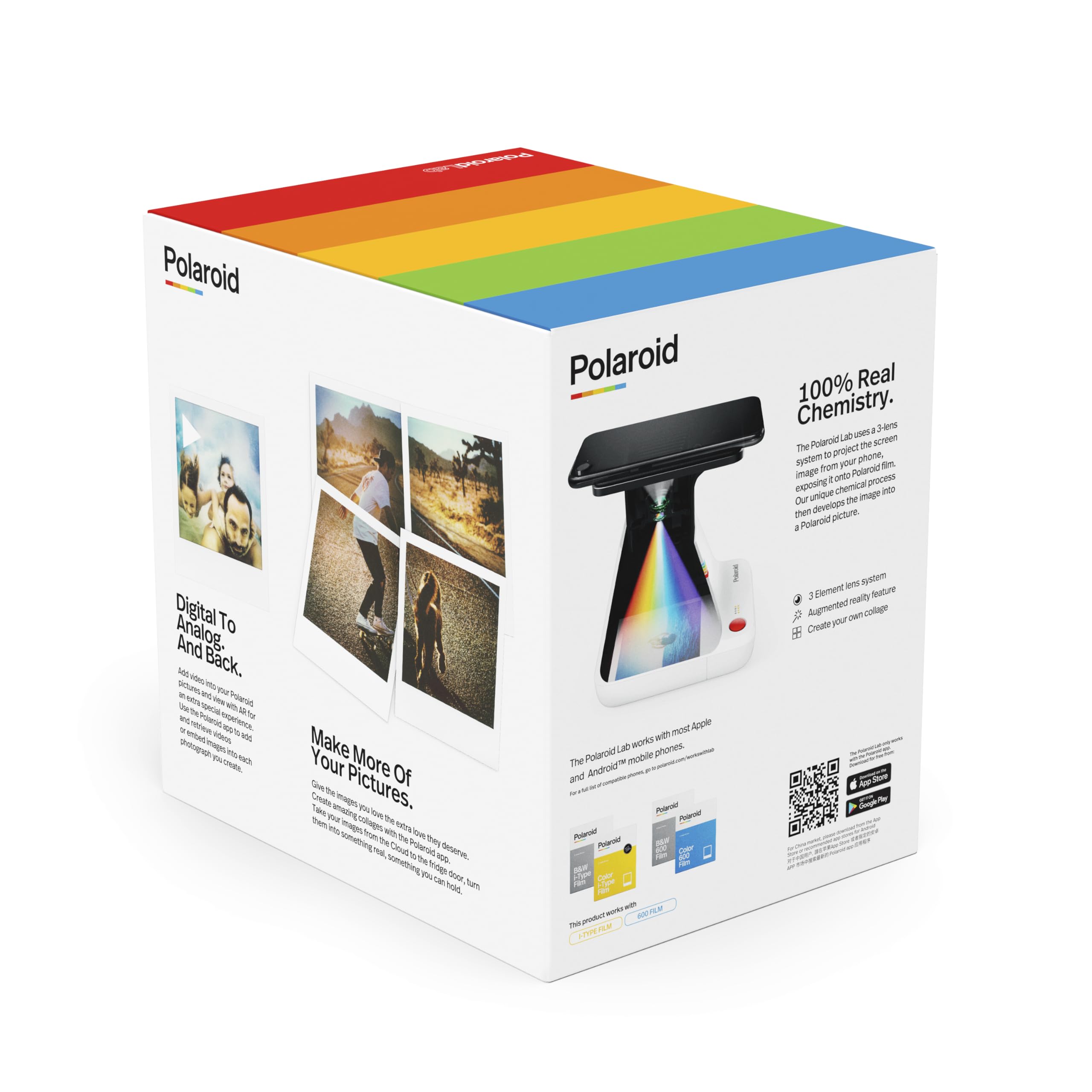 Polaroid Lab imprimante isntantané - White (Reconditionné)