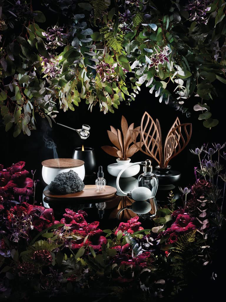 Alessi MW62L 2 W Ahhh świeca zapachowa, porcelana, drewno