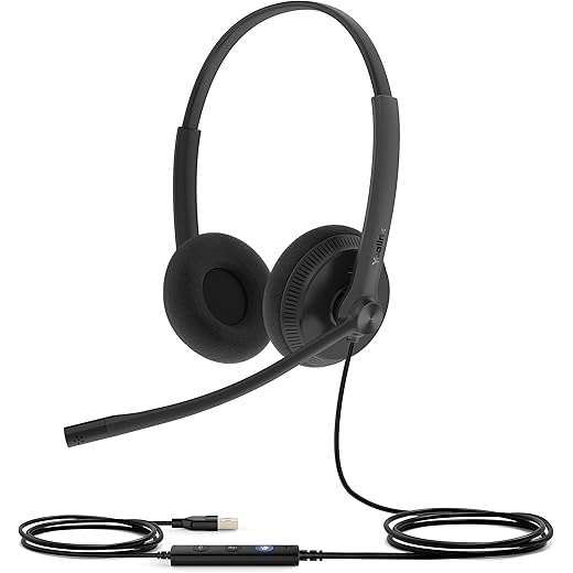 Yealink UH34 Lite Dual Headset Wired Black