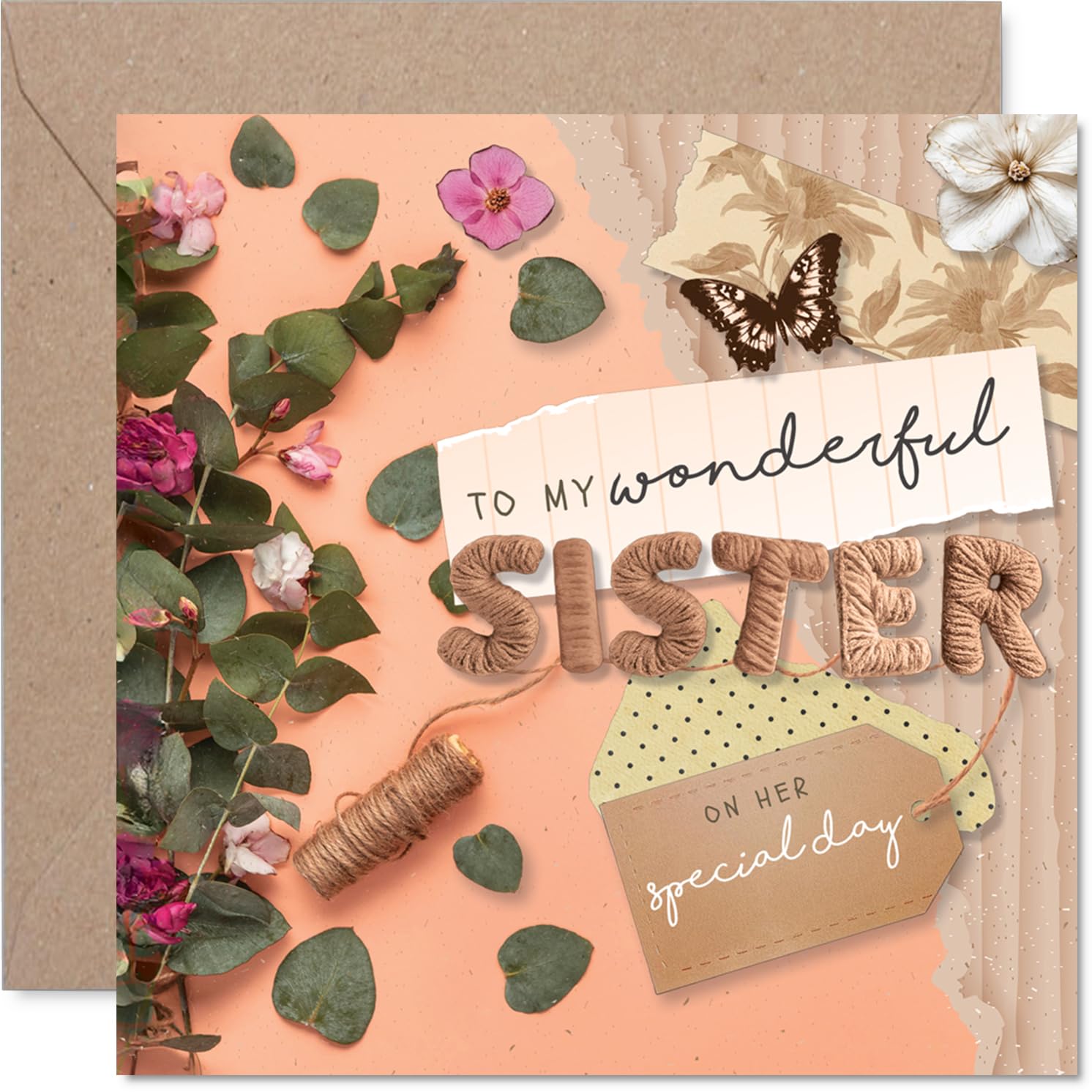 Heartfelt Birthday Card for Sister, Bursting with Love
