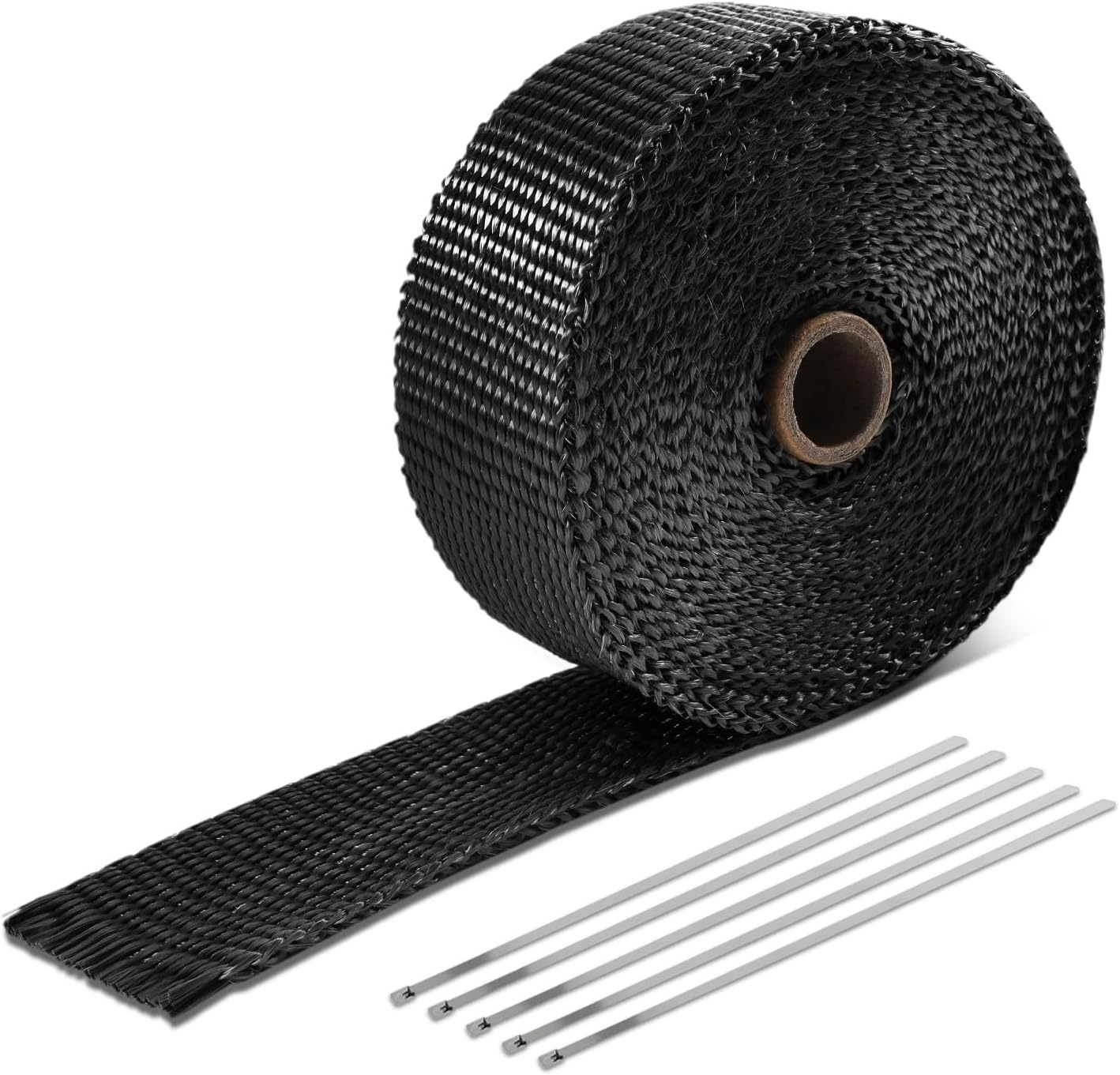7.5-Meter Titanium Exhaust Heat Wrap for Header/Catback/Turbo Manifold/Downpipe