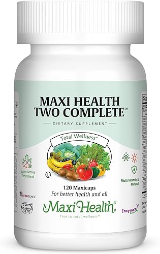 Miniatura 5 de Maxi Health Two Complete - Multivitaminas y Minerales - Potencia completa - 60 Cápsulas - Kosher