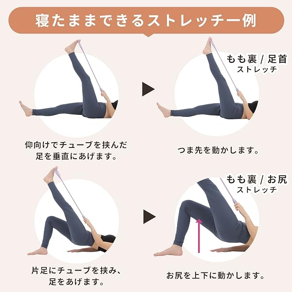 [Lodi fit ] 足指 トレーニング トレーニングチューブ 足裏 筋トレ ストレッチバンド エクササイズ - 4