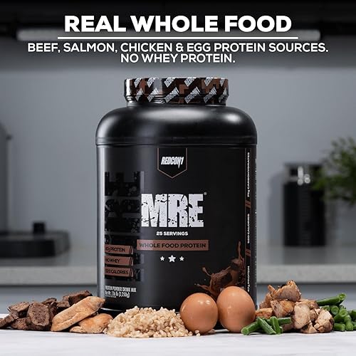 Miniatura 4 de REDCON1 MRE Protein Powder, Banana Nut Bread - Meal Replacement Protein Blend Made with MCT Oil & Whole Foods - Protein with Natural Ingredients to