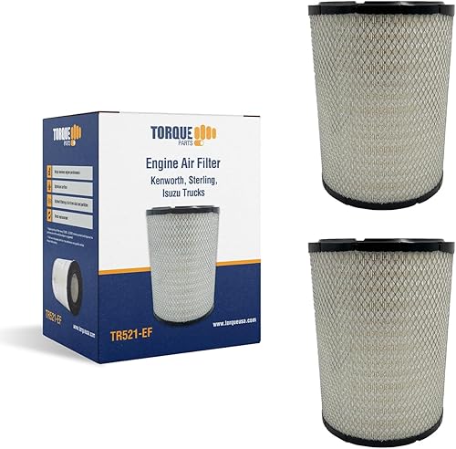 TORQUE Filtro de aire de motor compatible con Chevy Ford GMC John Deere Kenworth sustituye 46664 RS3548 AF25354 LAF3930 6664 88664 AF25359 CA8466