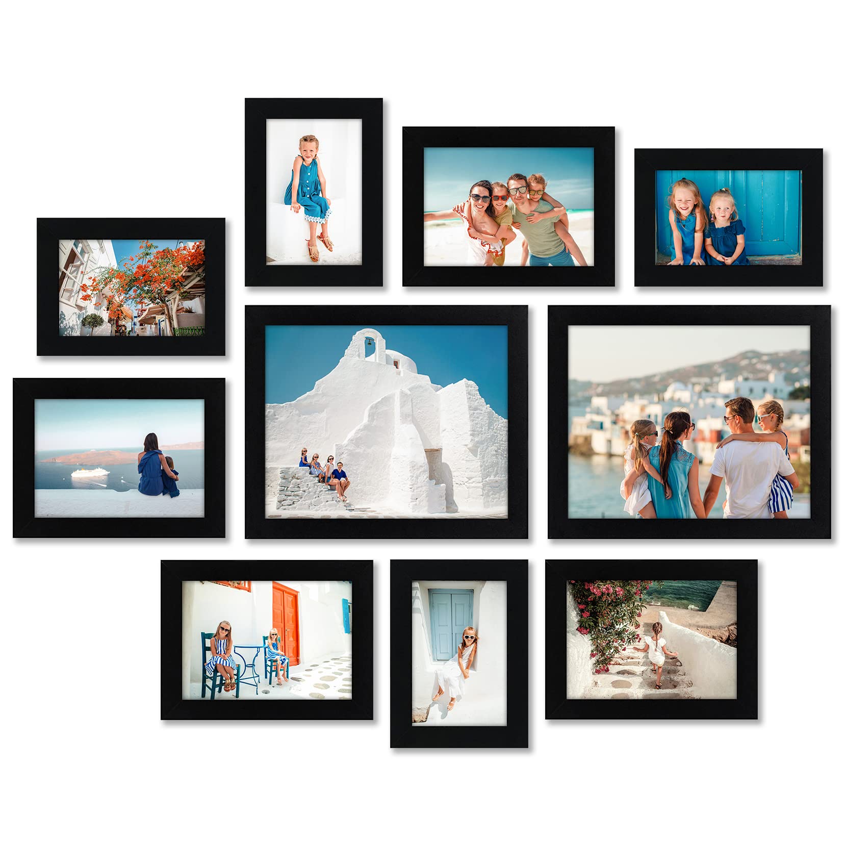 Buy Americanflat 10 Pack Black Picture Frames Collage Wall Decor