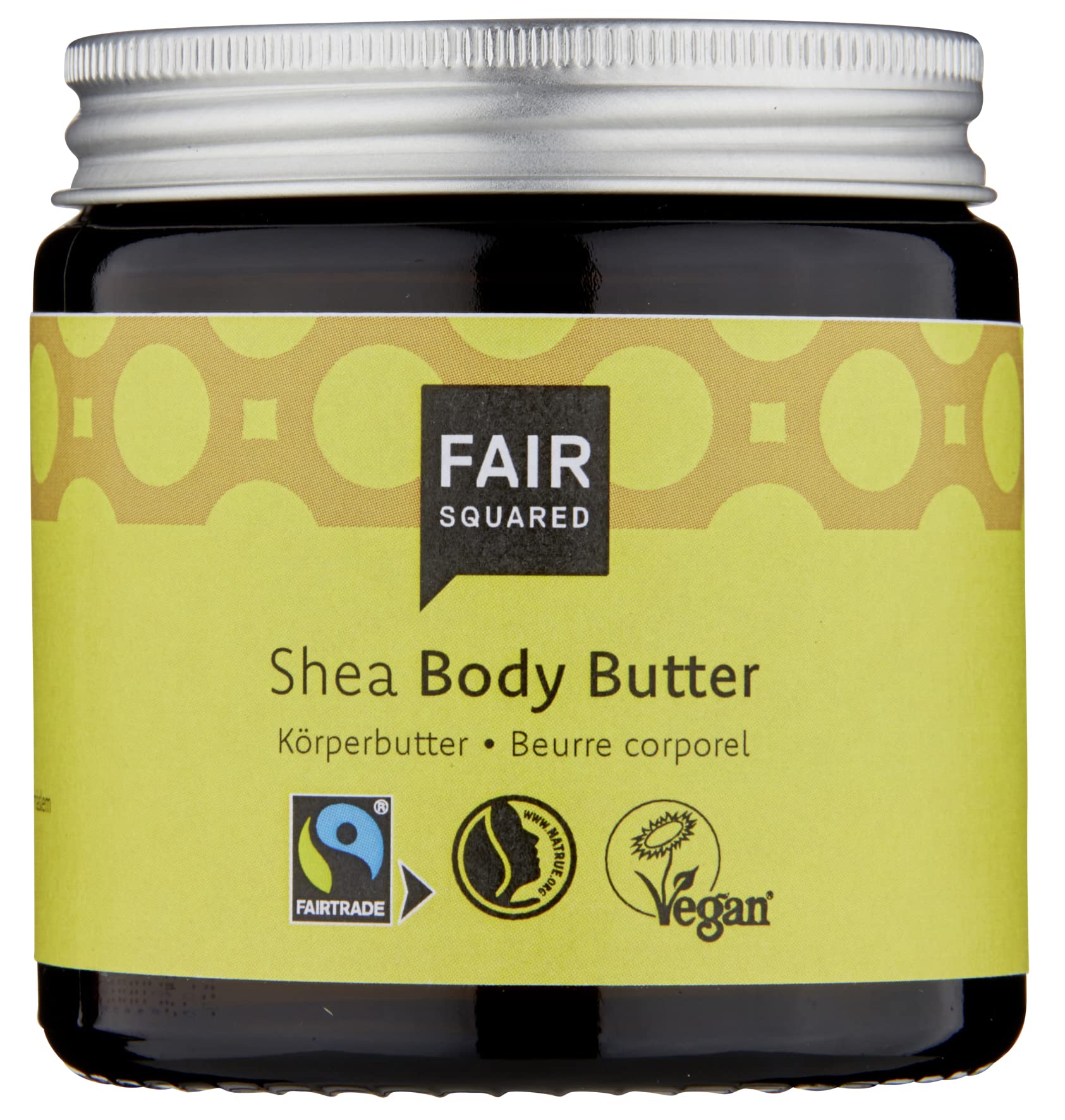 Body Butter Shea 100 ml Body Butter for Dry Skin Vegan Natural Cosmetics Zero Waste