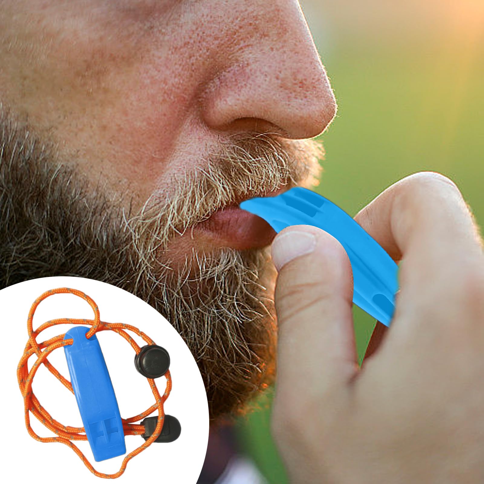 Sifflet de survie – Fournitures d'extérieur imperméables et antirouille | Sifflet d'extérieur pour équipement de sport randonnée | Sifflet de sécurité en plein air | Entraînement en milieu sauvage
