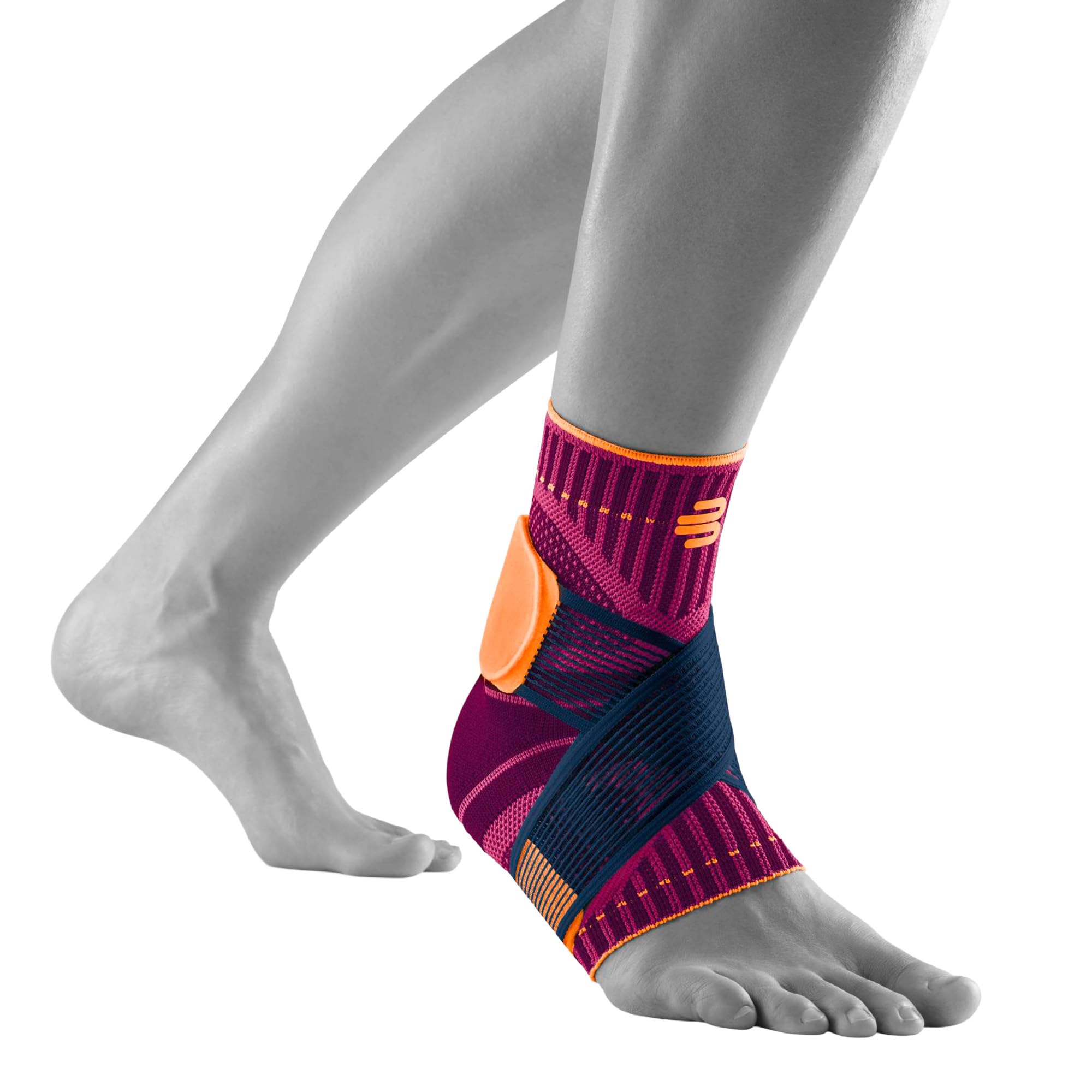 BAUERFEIND Tobillera Unisex Tobillo Derecho Estabilización Cinta Ajustable Talla M Rosa