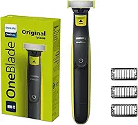 Philips OneBlade: Raspa, Apara e Contorna | Barbeador Elétrico | Para todos os tipos de pele e espessura de pelo | À prova d´água | Aparador de Pelos Masculino | Máquina de Barbear | QP2724/10