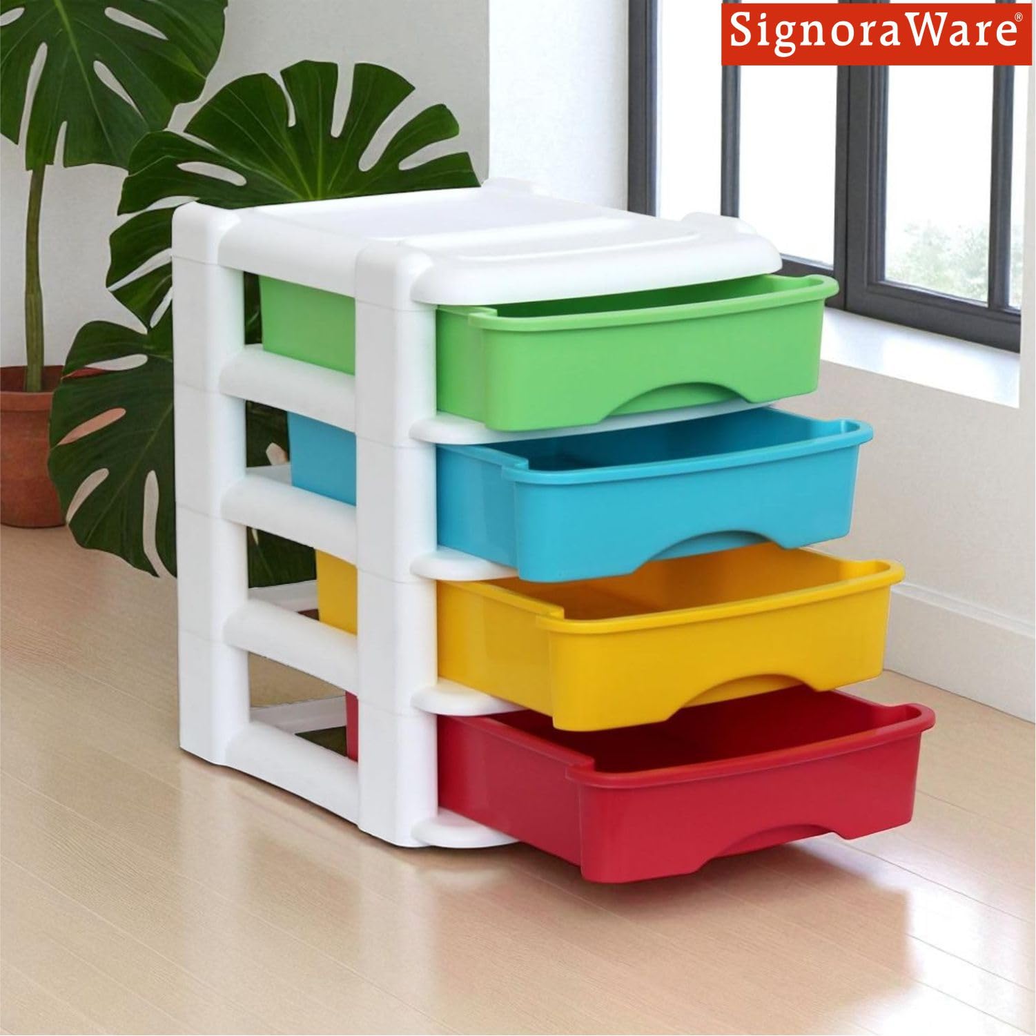 Signora Ware Drawer Set - Multicolor Storage -2 Signora Ware Drawer Set - Multicolor Storage -2