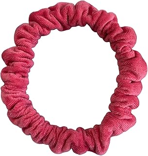 Heatless Hair Curler Scrunchies Headband for Sleeping in Overnight Long Hair Rose Red