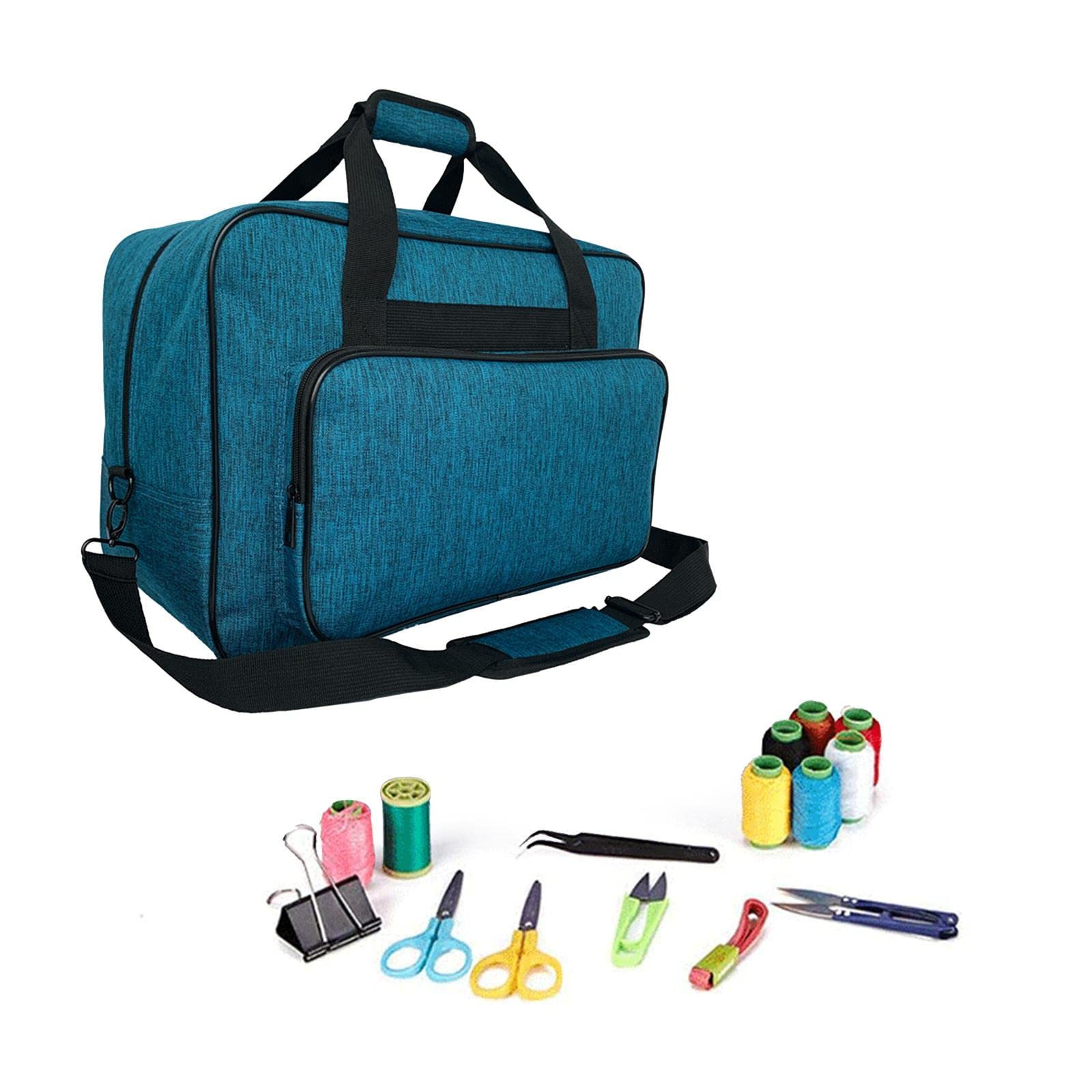 Oshhni Estuche de Transporte de, de Mano Universal con Correa para El Hombro, 18 X 12.6 Pulgadas para de Tela para Exteriores, Azul