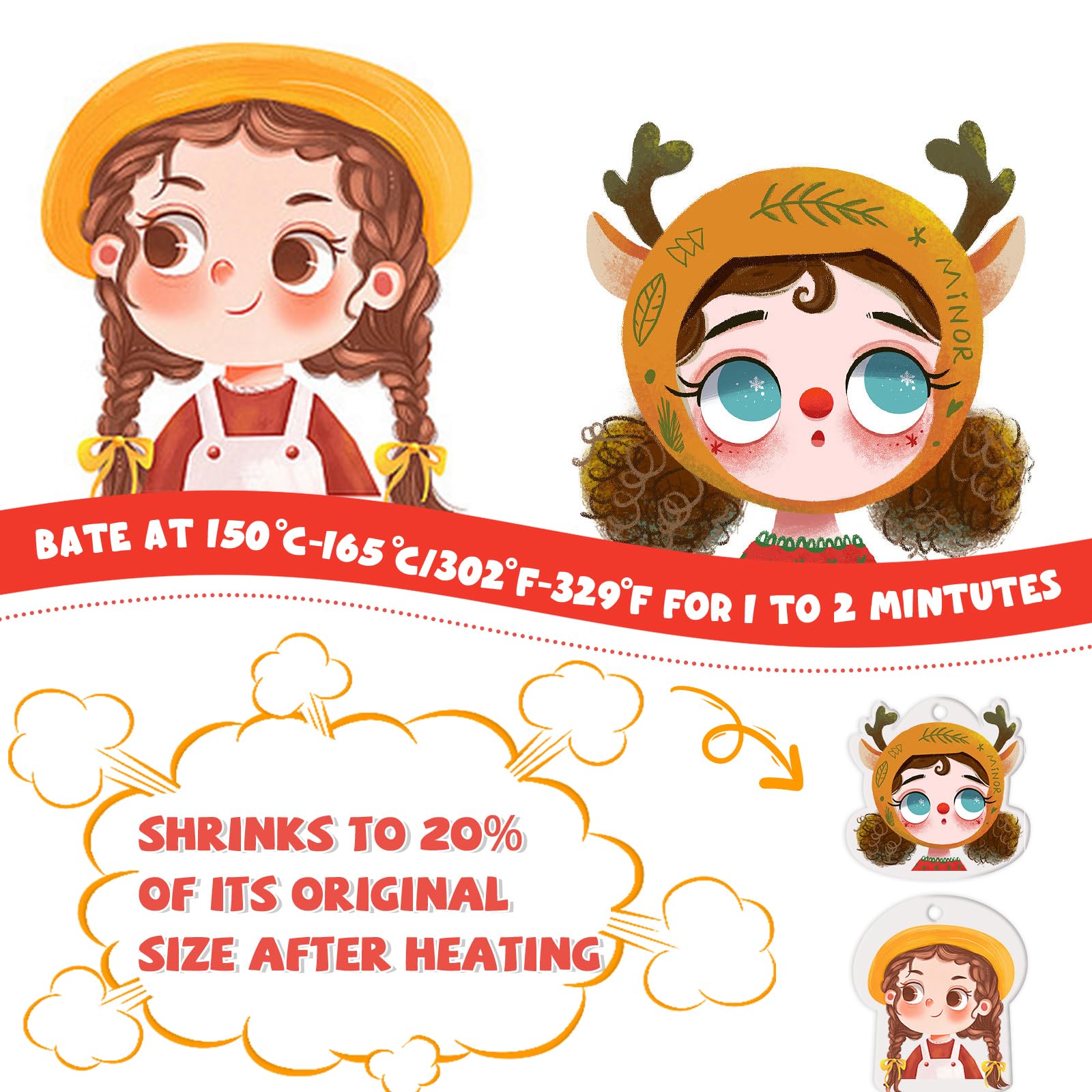 Shrinky Dink Sheets - DIY Jewelry & Crafts -6 Shrinky Dink Sheets - DIY Jewelry & Crafts -6