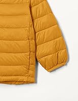 Vista 5 de Yaxa Essentials Chaqueta acolchada con capucha ligera y resistente al agua para niños y niños pequeños, con aislamiento