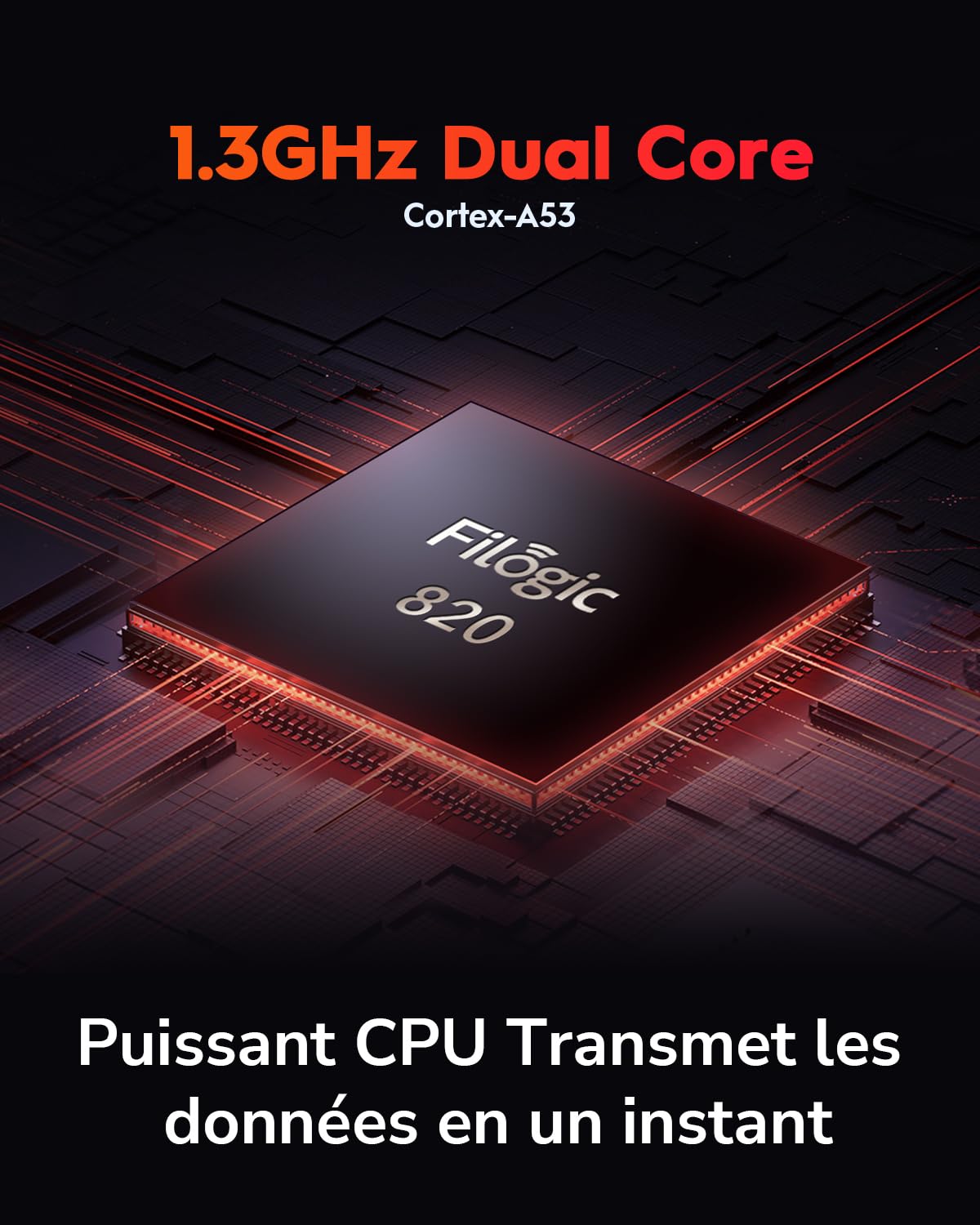 Cudy WR3000 AX3000 Routeur Wi-FI Double Bande, routeur Wi-FI 6 Maille, routeur Internet 802.11ax, 160 MHz, MU-MIMO, Formation de Faisceau, OFDMA, WPA3