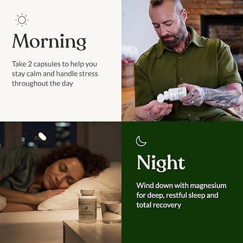 Miniatura 6 de BIOptimizers Suplemento Magnesium Breakthrough con 500mg - 7 Formas de Magnesio: Glicinato, Malato, Citrato y Más - Apoyo Natural para el Sueño