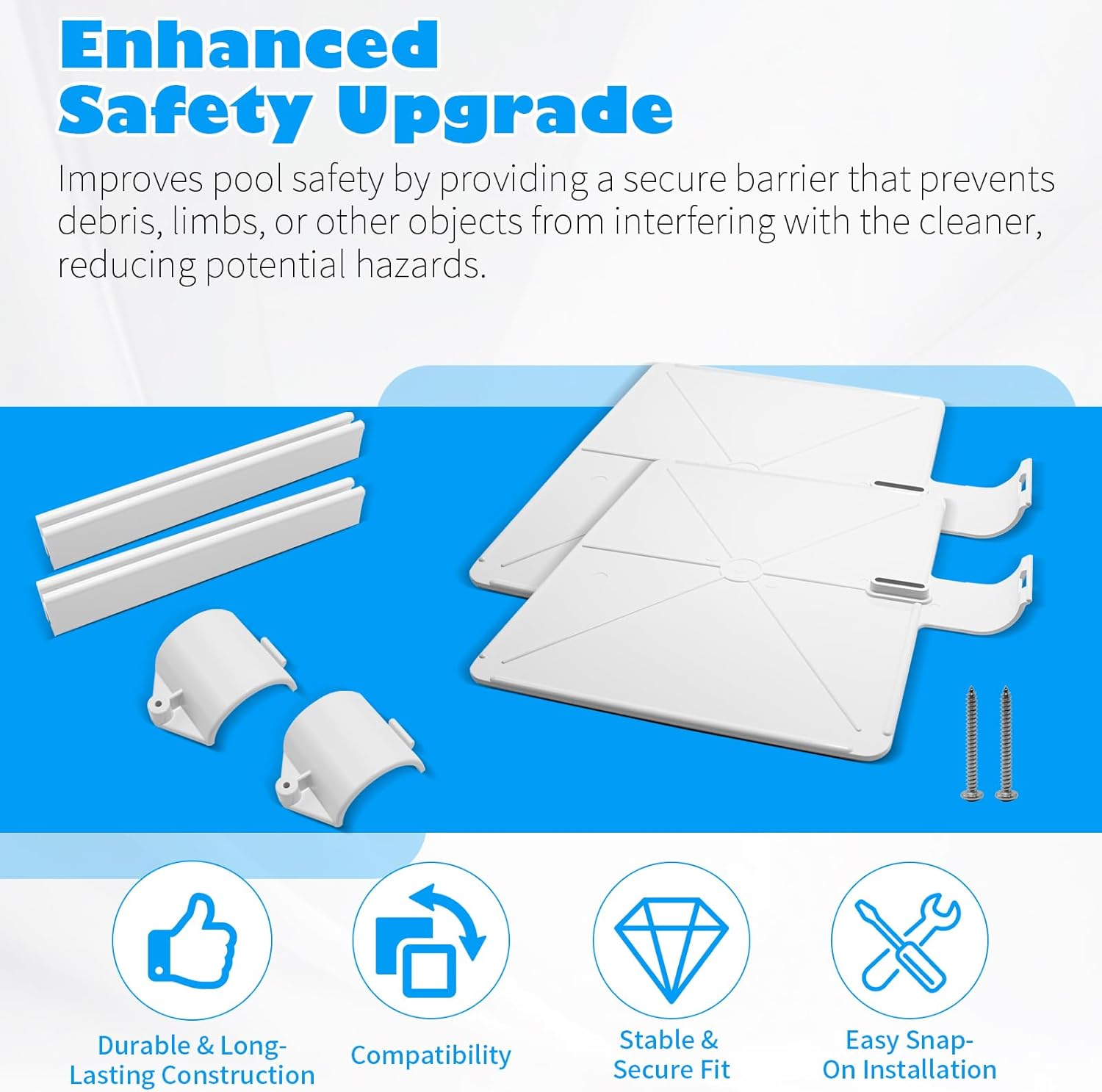 Ground Swimming Pool Ladder Guard 2 Panels, G21 Compatible with Polaris