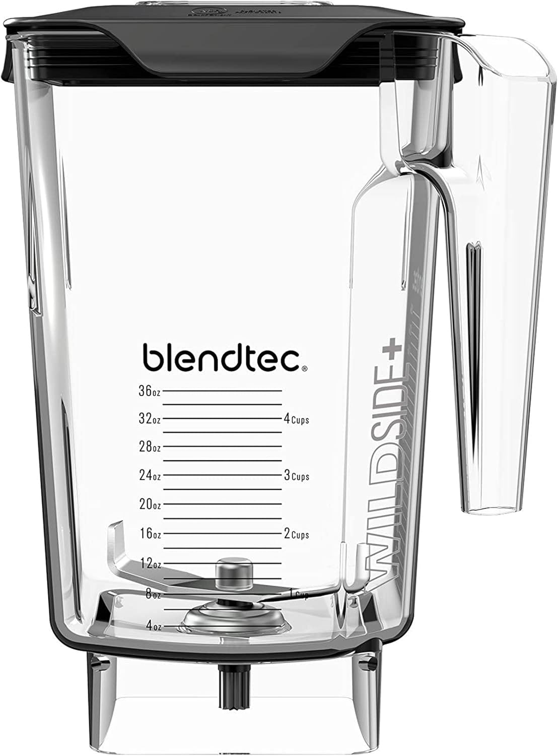 Blendtec 90 oz WildSide+ Jar - Replacement Kitchen Blender Jar - Compatible with All Blendtec Blenders - 36 oz Blending Capacity - Clear