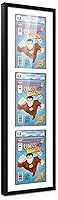 Vista 110 de Poster Palooza Marco de cómic con paspartú para 2 cómics CGC, CBCS o PGX Graded Comics – Marco de cómic negro para cómics de 8.125 x 13 pulgadas