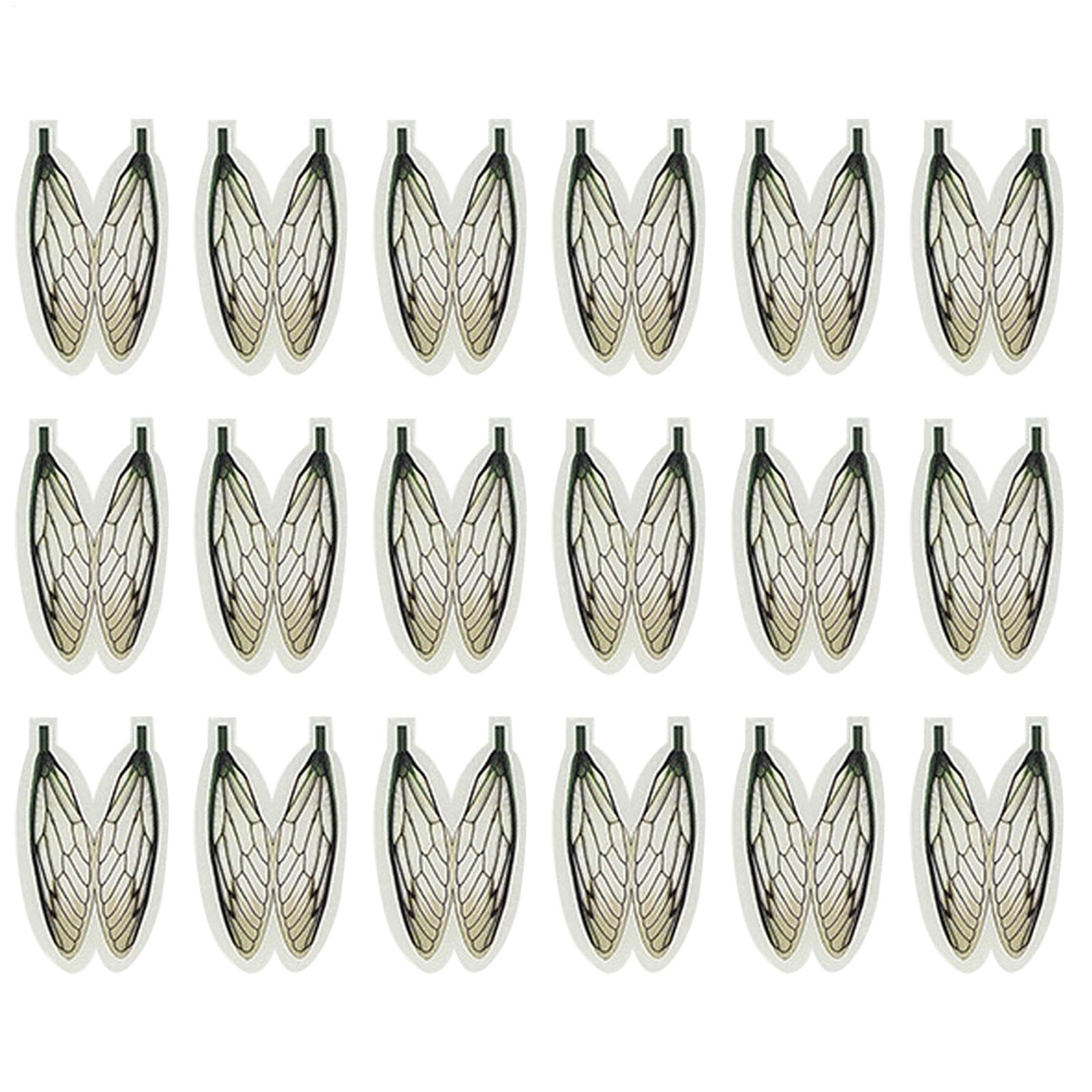 Forellen-Fliegenfischköder, realistische Flügel und Angelköder, kompakte Fliegenbindungsmaterialien für Angelbegeisterte, Anfänger oder erfahrene Angler